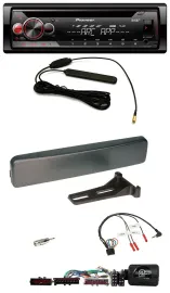 Pioneer CD USB Lenkrad DAB MP3 Autoradio für Ford Mondeo Focus anthrazit