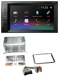 Pioneer DAB MP3 2DIN Bluetooth USB Autoradio für Hyundai Santa Fe SM 04-06