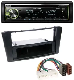 Автомагнитола Pioneer CD, DAB, USB, MP3, AUX для Toyota Avensis T25 (2003–2009)