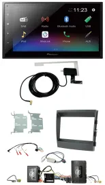 Pioneer DAB Lenkrad Bluetooth 2DIN USB Autoradio für Porsche Panamera Soundsyste
