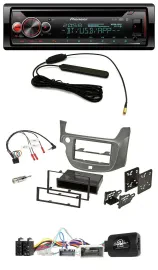 Pioneer USB DAB Lenkrad Bluetooth CD Autoradio für Honda Jazz ab 2014 silber