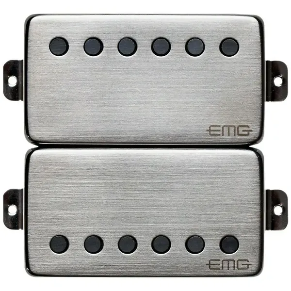 Комплект звукоснимателей для электрогитары EMG 57/66 Brushed Chrome