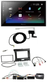 Pioneer DAB Lenkrad Bluetooth 2DIN USB Autoradio für Ford Ranger XL ab 02/2016