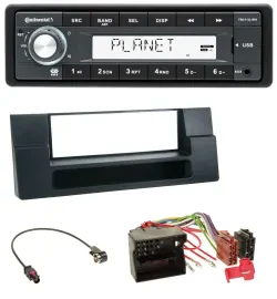 Continental USB MP3 AUX 1DIN Autoradio für BMW X5 E53 5er E39 Quadlock Ablagefac