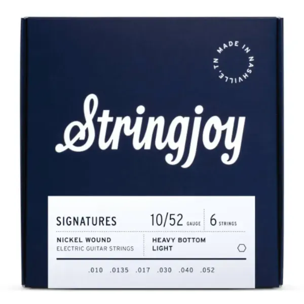 Струны для электрогитары Stringjoy Signatures Nickel Wound Heavy Bottom Light 10-52