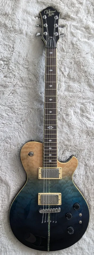 Электрогитара Michael Kelly Patriot Instinct SB Mod Shop Blue Fade со звукоснимателями Seymour Duncan