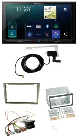 Pioneer 2DIN DAB USB MP3 Bluetooth Autoradio für Opel Corsa D Astra H Zafira B s