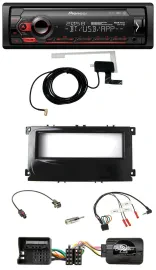 Pioneer DAB USB Lenkrad Bluetooth Autoradio für Ford Mondeo 2007-2014 S-Max pian