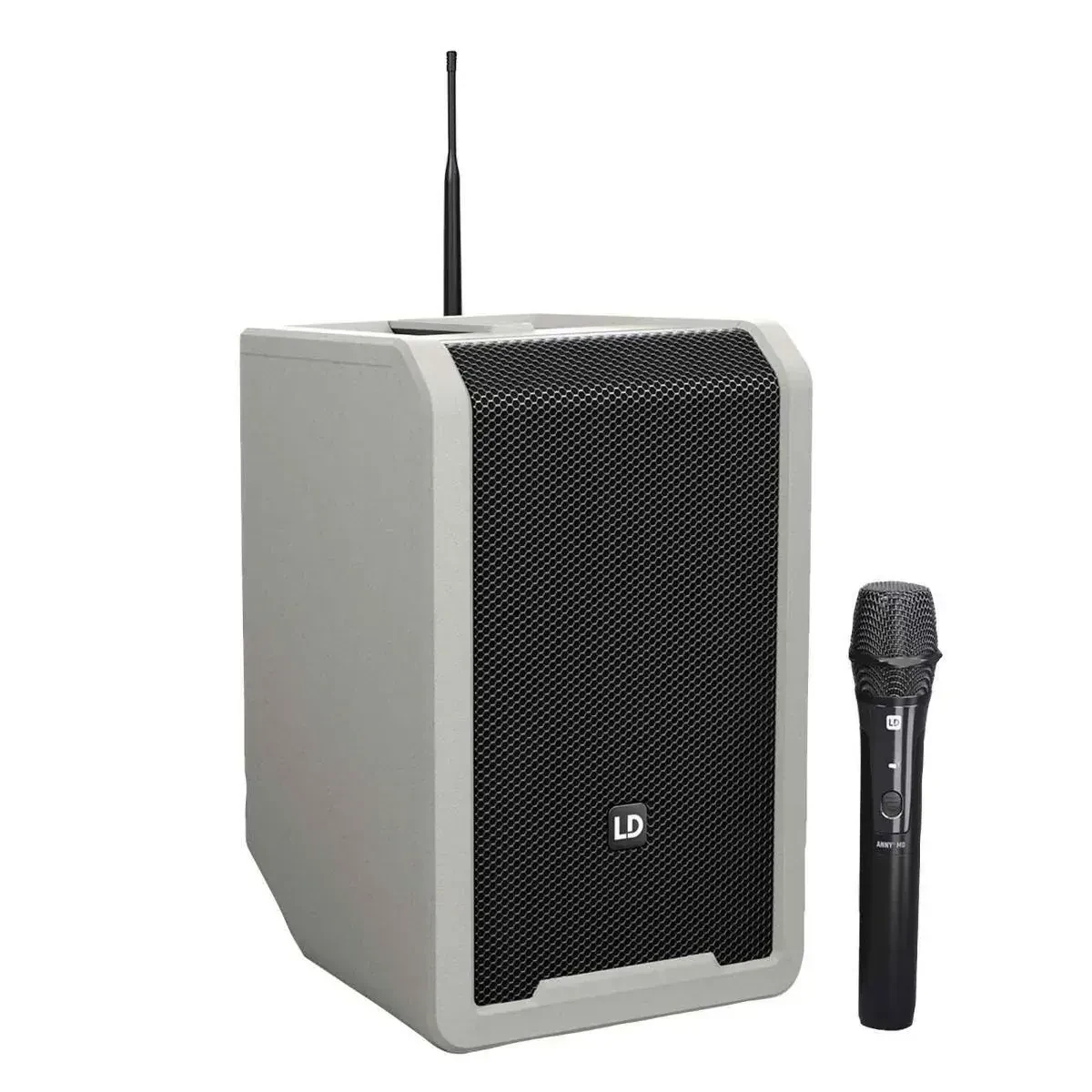 Портативная акустическая система для PA/DJ LD Systems ANNY 8 8" серый (Urban Grey) с ручным микрофоном