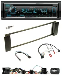 Kenwood Lenkrad Bluetooth DAB USB CD Autoradio für Audi A3 A6 Can-Bus 00-04