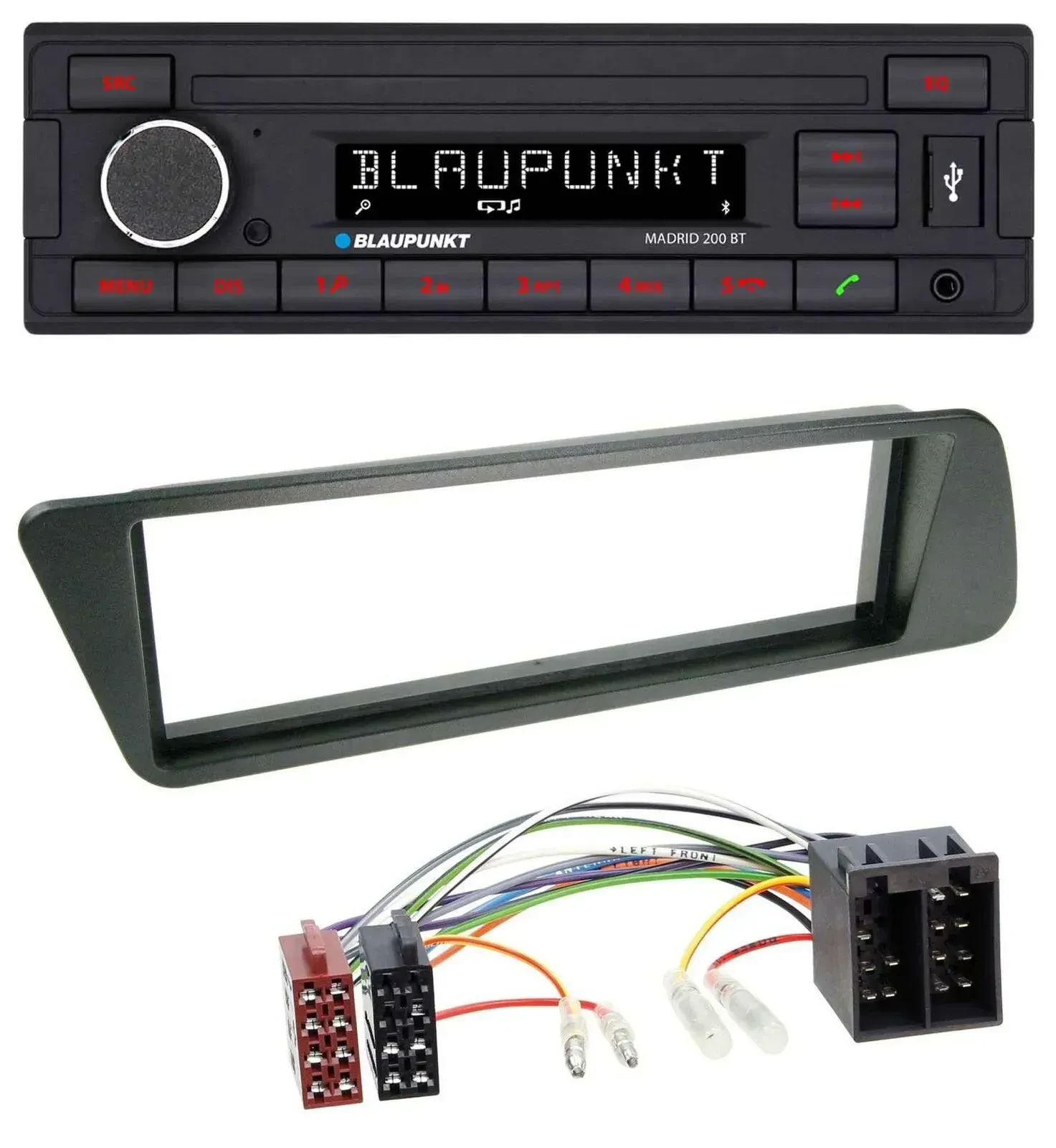 Blaupunkt USB AUX Bluetooth MP3 Autoradio für Peugeot 306
