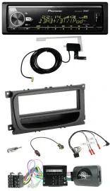 Pioneer Bluetooth DAB USB Lenkrad Autoradio für Ford C-Max Focus Can 07-10 Galax