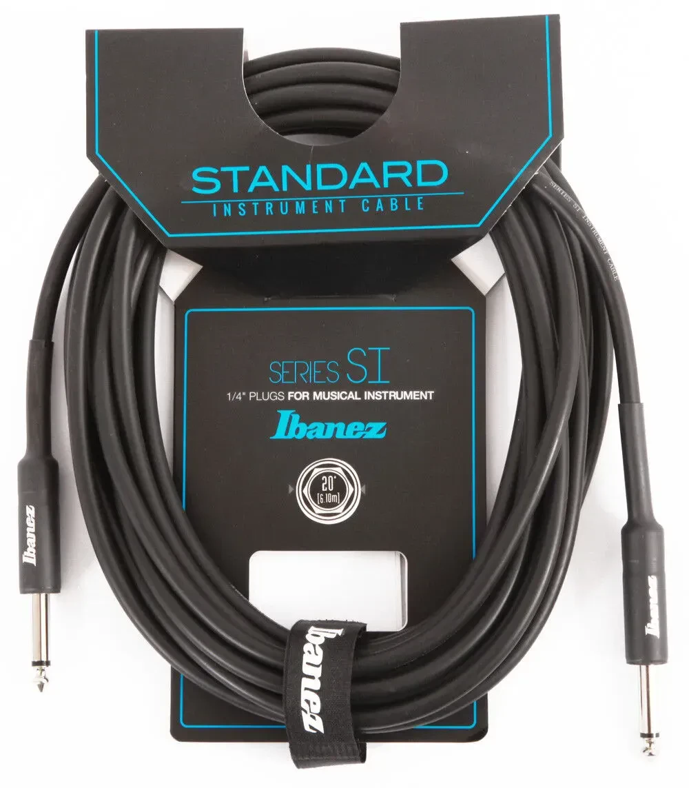 Инструментальный кабель Ibanez SI20 Black 6.1 м