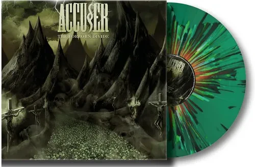Виниловая пластинка Accuser - The Forlorn Divide - Splatter Green Vinyl [New Vinyl LP] Colored Vinyl