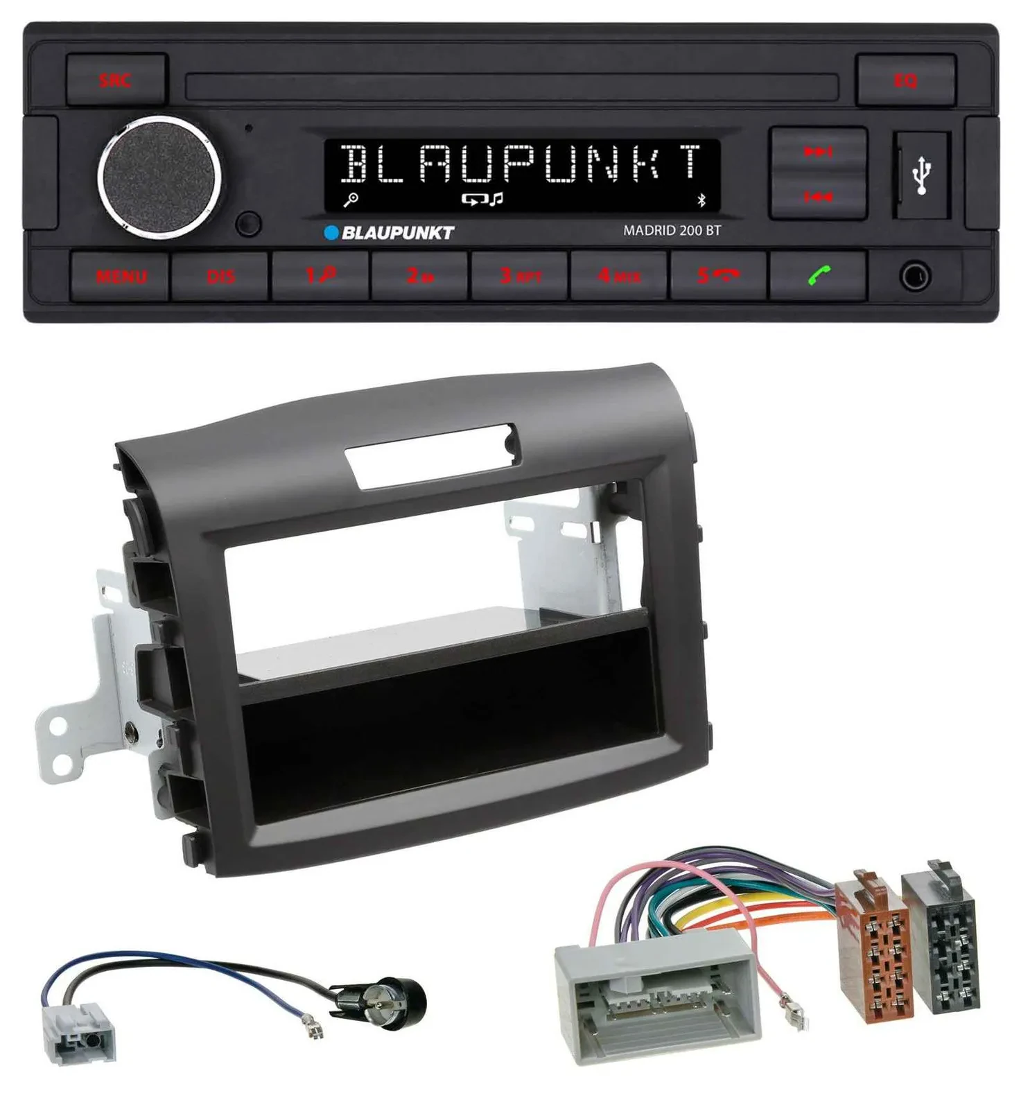 Blaupunkt USB AUX Bluetooth MP3 Autoradio für Honda CR-V (ab 2013)