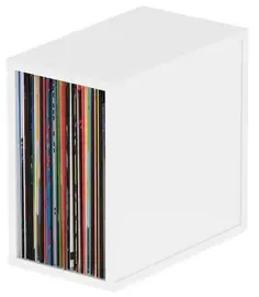 Система хранения виниловых пластинок Glorious Record Box White 55