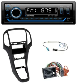 Автомагнитола для Opel Astra J Blaupunkt Bluetooth, USB, DAB, MP3, перламутровый чёрный