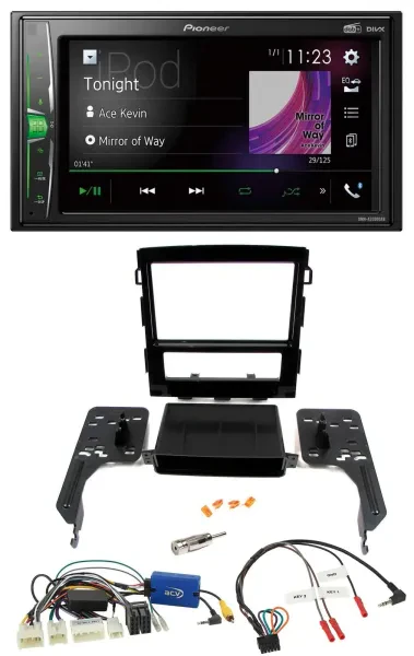 Pioneer 2DIN Lenkrad DAB USB Bluetooth Autoradio für Subaru Impreza ab 2018