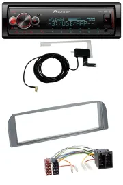 Автомагнитола для Alfa Romeo 147/GT Pioneer Bluetooth, DAB, USB, MP3, антрацит