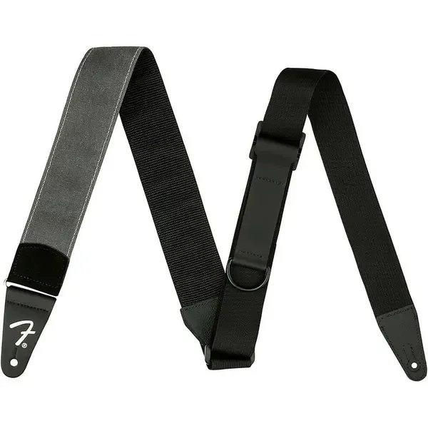 Гитарный ремень Fender Right Height Canvas Limited-Edition Guitar Strap Charcoal Gray 2 in.