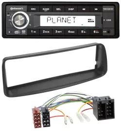 Continental USB 1DIN AUX DAB MP3 Autoradio für Peugeot 206 (ab 1998)