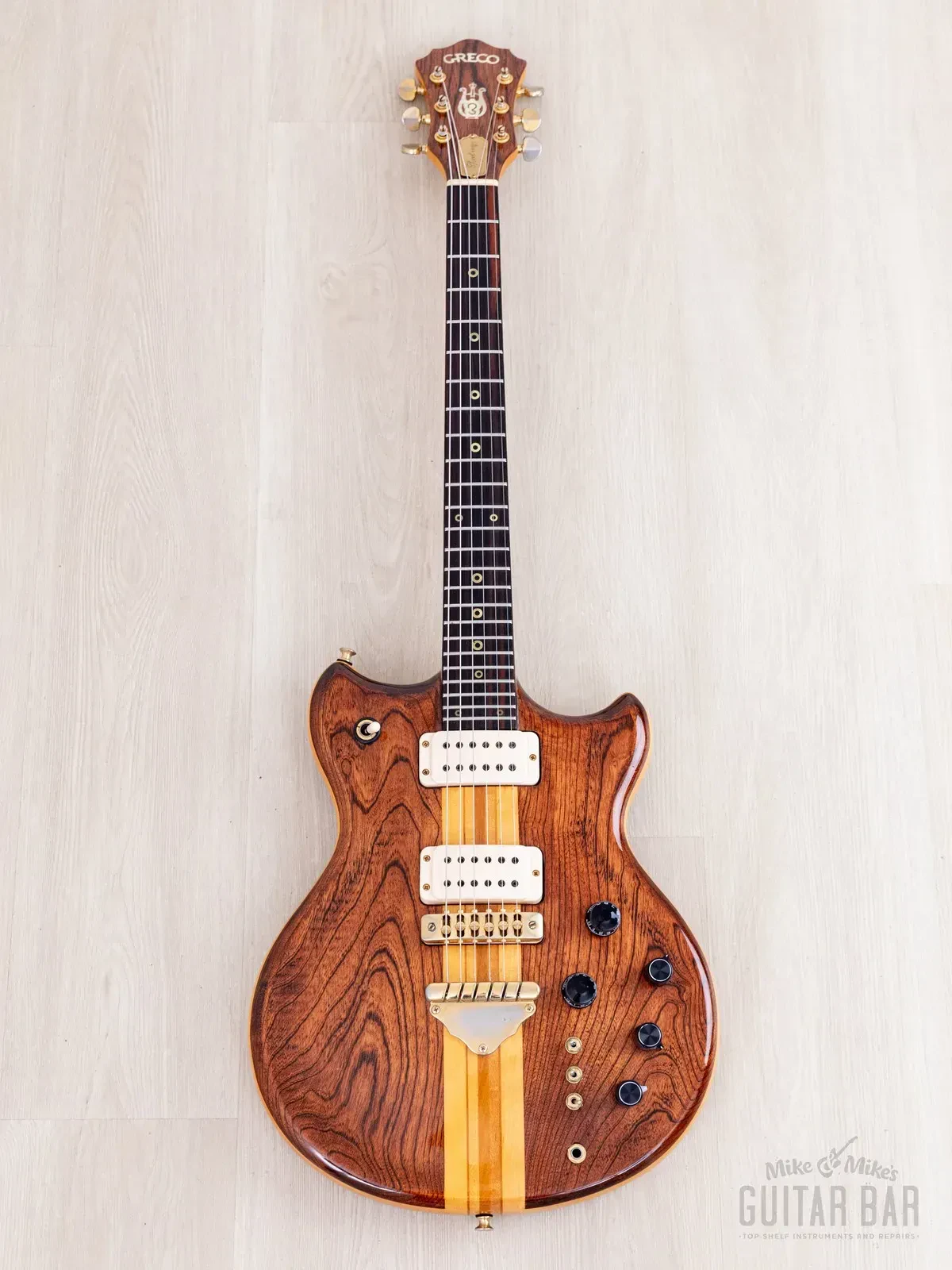 Электрогитара Greco GO1400 Speed Way HH Dark Stain w/gigbag Japan 1978