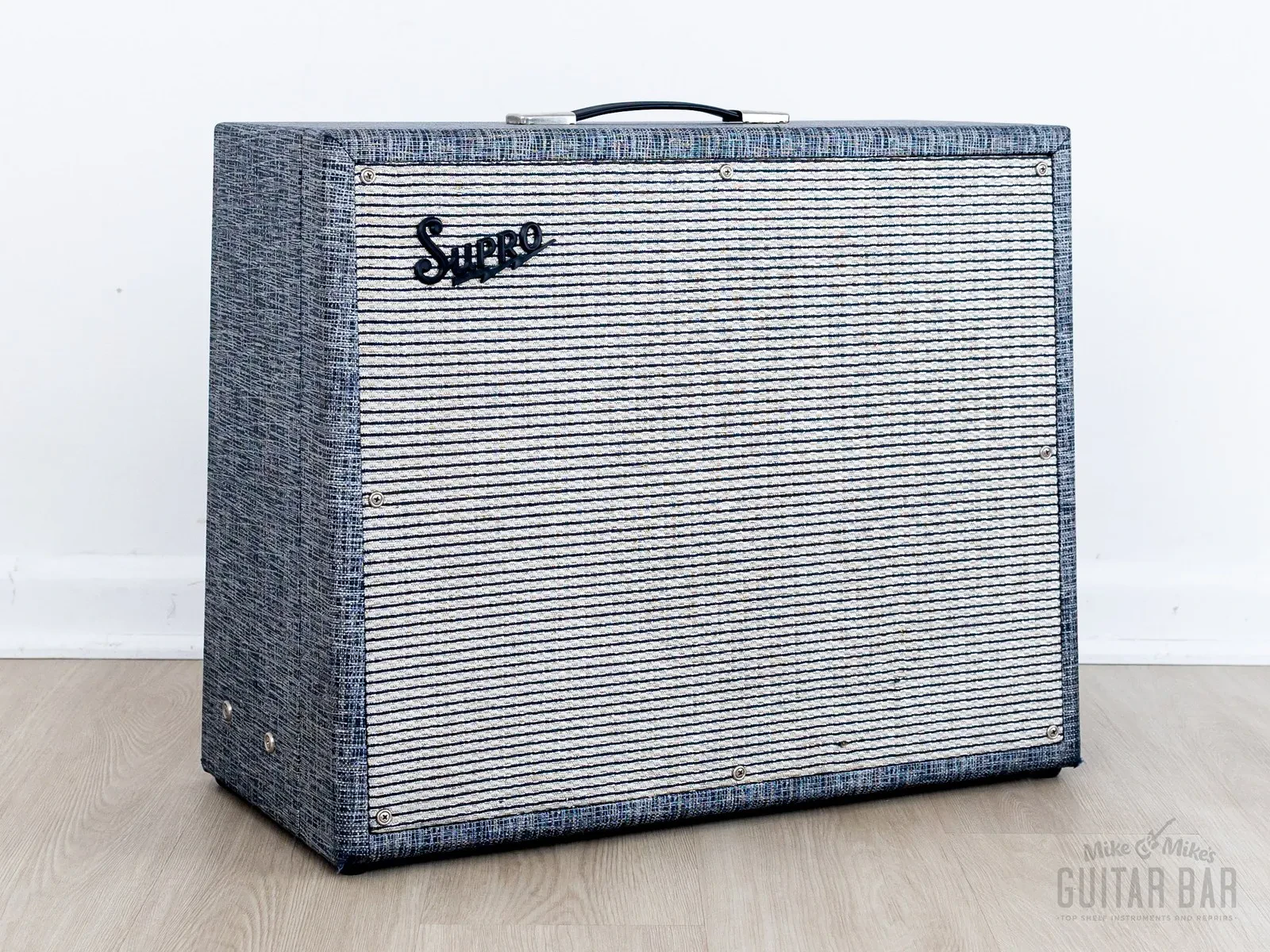 1965 Supro Thunderbolt S6420 Vintage 1x15 Tube Amp, Jensen C15PS & USA Tube Set