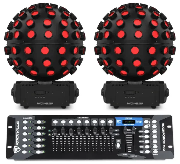 Светодиодный прибор Chauvet DJ Rotosphere HP с DMX-пультом (пара)