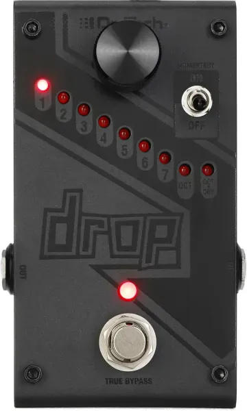 Педаль эффектов для электрогитары Digitech Drop Blackout Limited Edition Polyphonic Drop Tune Pitch-Shifter