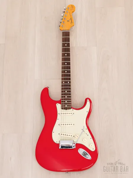 Электрогитара Fender Mark Knopfler Artist Series Stratocaster SSS Hot Rod Red w/case USA 2011