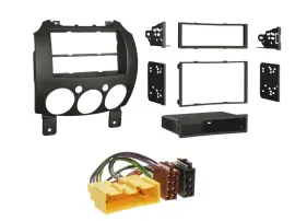 Radioeinbauset Doppel DIN Autoradio für Mazda 2 (ab 2007)