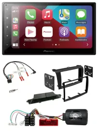 Автомагнитола Pioneer 2DIN, DAB, Bluetooth, USB, для Mazda 3 (2003–2009), черная