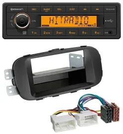 Continental 1DIN USB AUX MP3 Autoradio für Kia Soul (PS ab 2014) schwarz