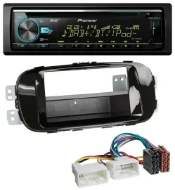Автомагнитола для Kia Soul PS (с 2014) Pioneer DAB, MP3, CD, USB, Bluetooth, пиано-черный