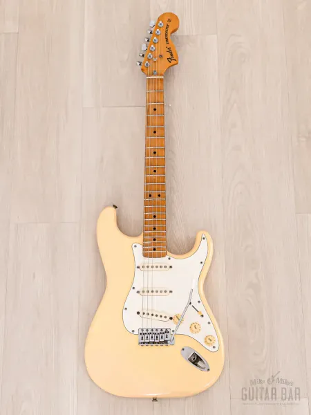 Электрогитара Fender 1972 Stratocaster ST72-75SC Pre-Yngwie Malmsteen SSS Olympic White w/case Japan 1988