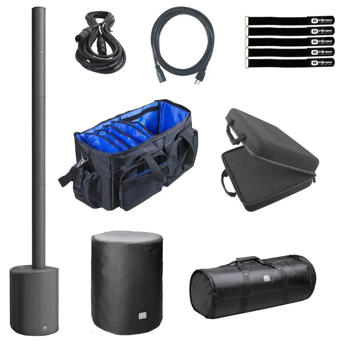 Портативная акустическая система LD SYSTEMS MAUI 5 колонная с микшером и чехлами для переноски