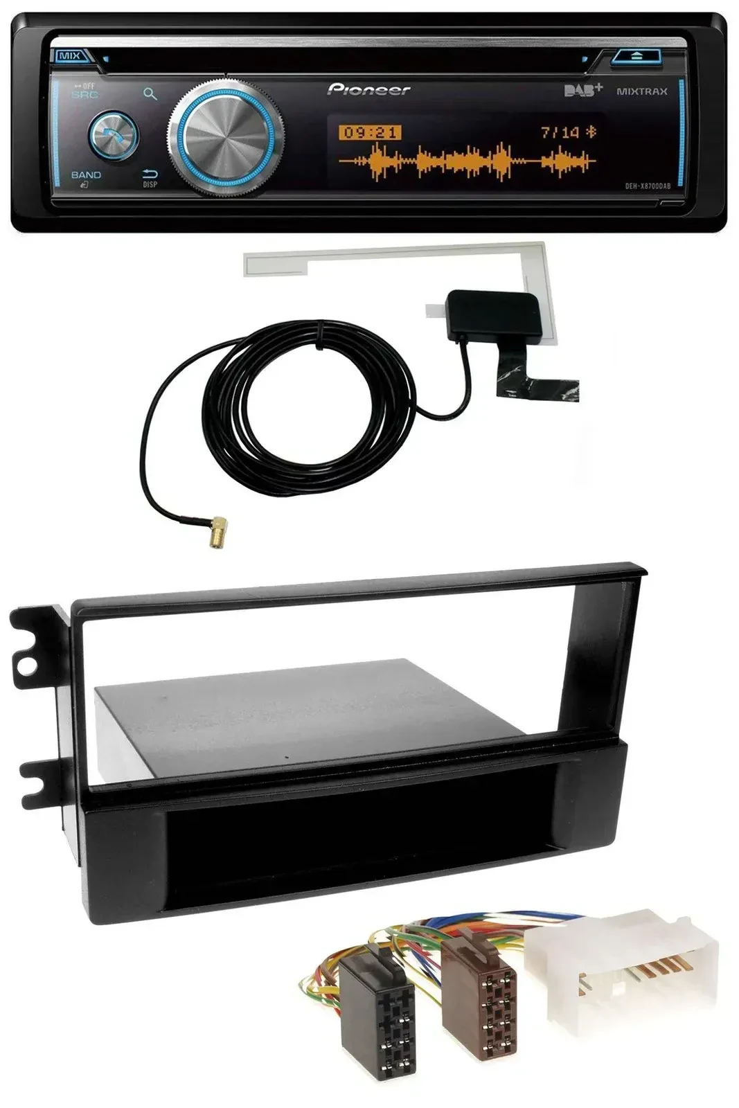 Автомагнитола для Kia Sportage (с 2005) Pioneer Bluetooth DAB MP3 USB CD