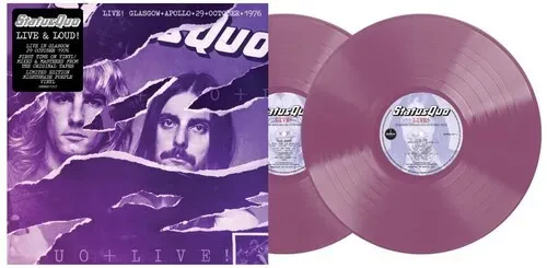 Виниловая пластинка Status Quo - 29th October 1976 Live - 140-Gram Purple Colored Vinyl [New Vinyl L