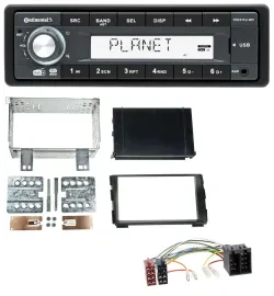 Continental MP3 AUX USB DAB 1DIN Autoradio für Kia Ceed 09-12 proCeed 11-13