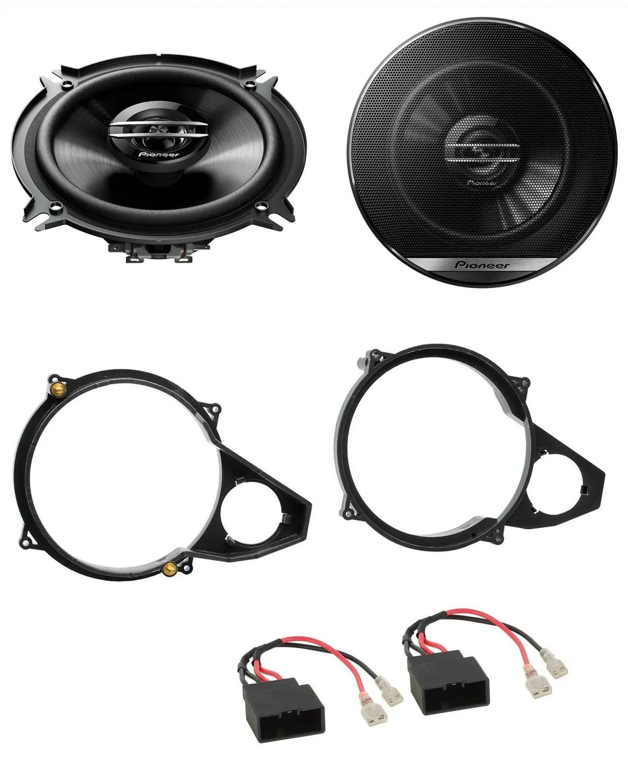 Pioneer 13cm 250Watt 2-Wege Lautsprecher für BMW 3er 1990-1998 Heckablage Auto B