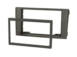 Einbaurahmen Doppel DIN Autoradio für Iveco Daily 2012- dunkelgrau