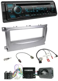 Автомагнитола Kenwood Bluetooth USB CD DAB для Ford S-Max/Mondeo (CAN-Bus, с 2007)