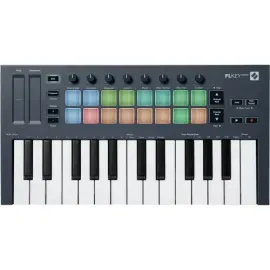 Б/У MIDI-клавиатура Novation FL Keys Mini 25 мини-клавиш, 16 RGB-пэдов, 8 регуляторов