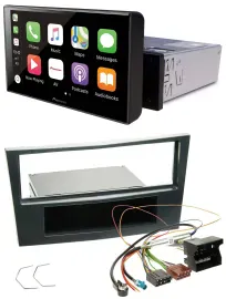 Pioneer Bluetooth MP3 DAB USB Autoradio für Opel Corsa D ab 2005 Stealth Schwarz