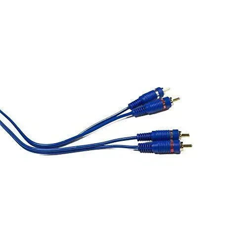 RCA-кабель для автомобиля Stinger SSIB20 2xRCA(M)-2xRCA(M) 20 ft коаксиальный