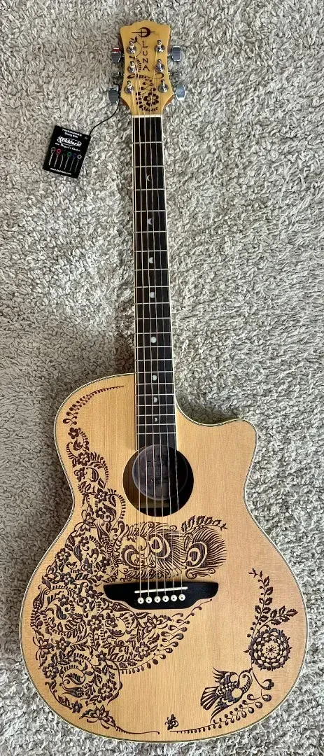 Электроакустическая гитара Luna Guitars HENOASPR Folk Henna Oasis