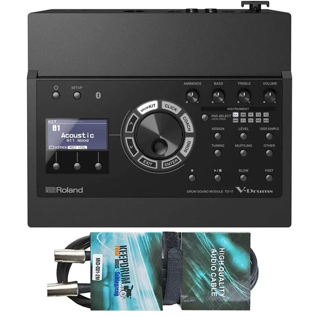 Модуль для электронных ударных Roland TD-17 с кабелем