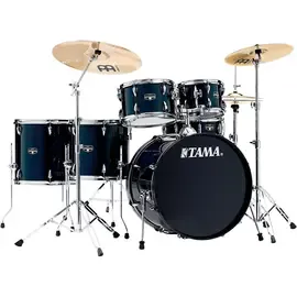 Ударная установка акустическая TAMA Imperialstar 6-Piece Complete Drum Set Meinl Cymbals 22 in. Bass Dark Blue