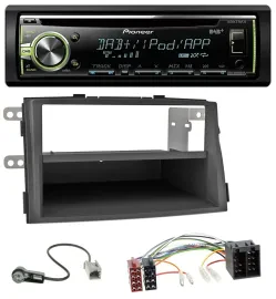 Автомагнитола Pioneer DAB USB MP3 AUX CD для Kia Sorento II (2009–2012)