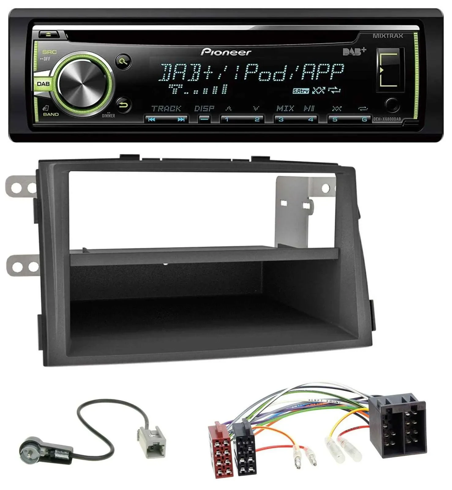 Автомагнитола Pioneer DAB USB MP3 AUX CD для Kia Sorento II (2009–2012)